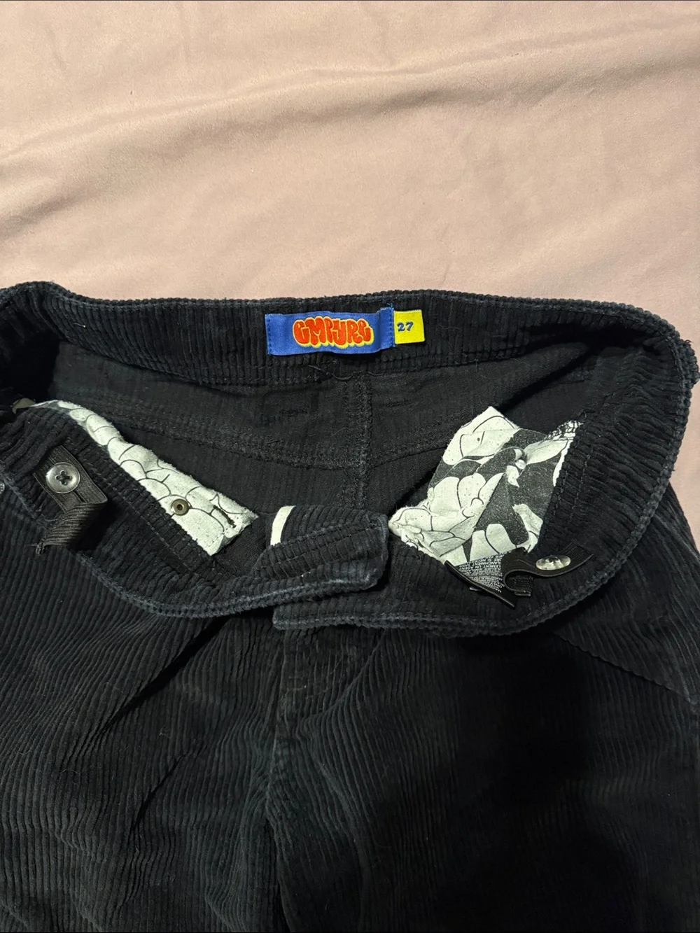 Empyre Black Corduroy Men’s Shorts 27